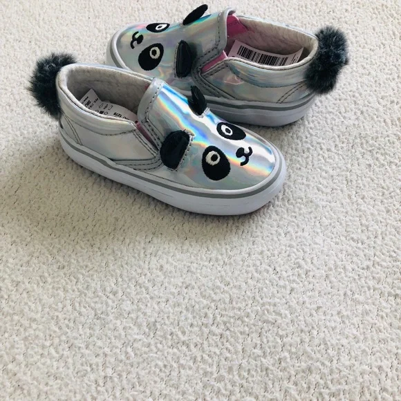 🛑❌SOLD❌🛑 Sliver Panda 🐼 Shoes - Picture 6 of 7
